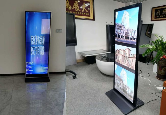 突破视觉边界 鸥柏Oboo全面屏立式触摸广告机，以异形切割技术引领新视界