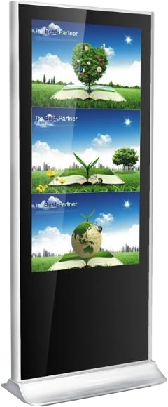 专业制造，引领未来 广州冠显电子科技，时尚高端仿苹果款立式55寸广告机厂家直销